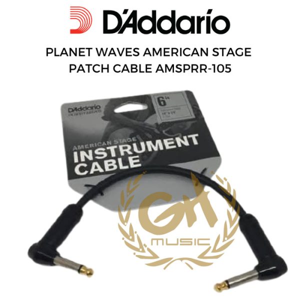 D'ADDARIO PLANET WAVES AMERICAN STAGE PATCH CABLE AMSPRR-105