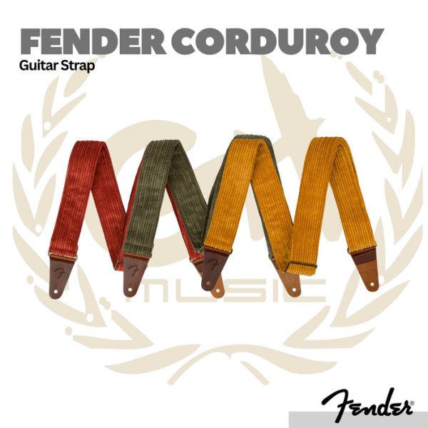 Fender Corduroy Guitar Strap - Strap Gitar Bass