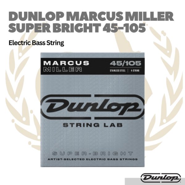 Dunlop MARCUS MILLER DBMMS45105 SUPER BRIGHT BASS STRINGS 45-105