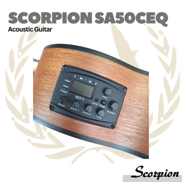 Scorpion SA50C Acoustic Guitar - Gitar Akustik - Image 4