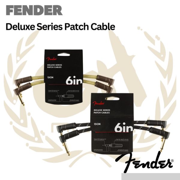 Fender Deluxe Series Effect Patch Cable - Kabel Jumper Efek 6in 2pcs