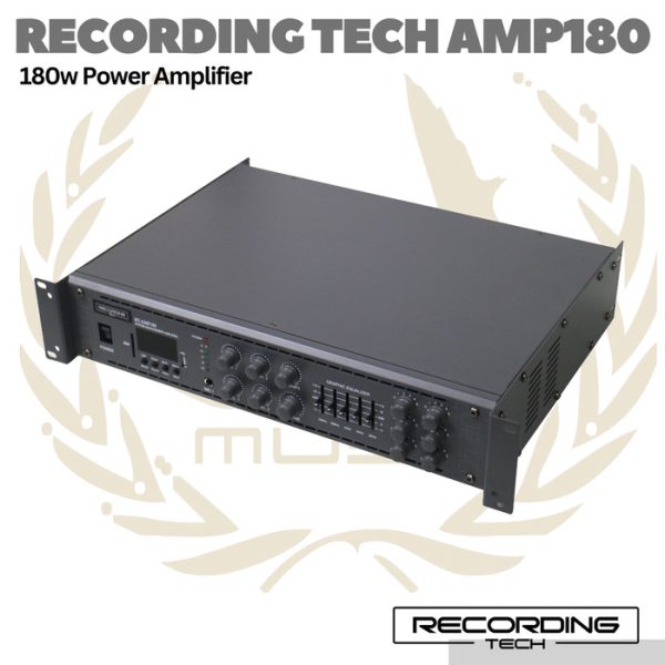 Recording Tech AMP180 180Watt Power Amplifier - Image 3