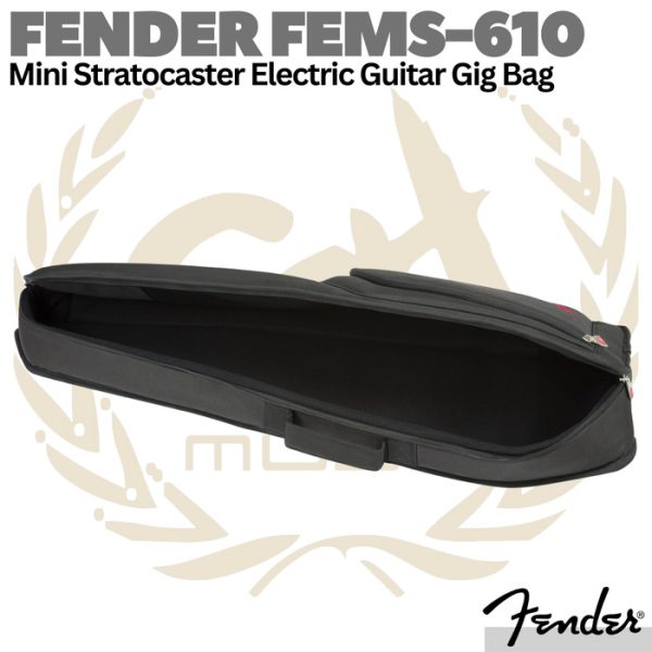 Fender FEMS610 Mini Stratocaster Electric Guitar Gig Bag | Tas Gitar - Image 2