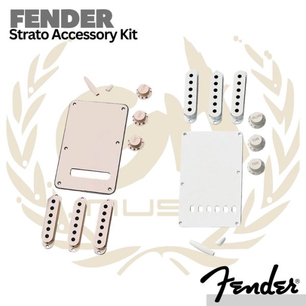 Fender Stratocaster Accessory Kit - Part Gitar Pickguard Pickup Knop