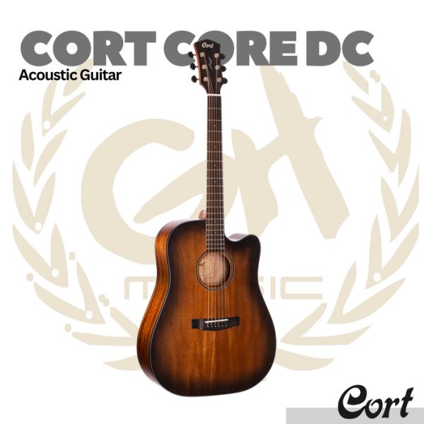 Cort Core DC Mahogany Acoustic Guitar - Gitar Akustik - Image 2