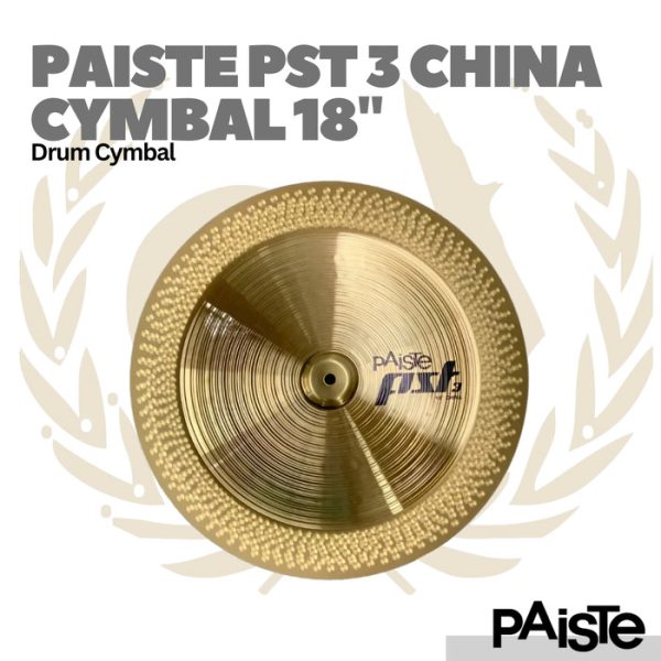 Paiste PST3 18" China Cymbal - Chinese Drum Cymbal