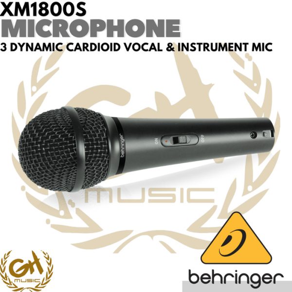 Behringer XM1800S 3 Dynamic Cardioid Vocal and Instrument Microphone - Image 3