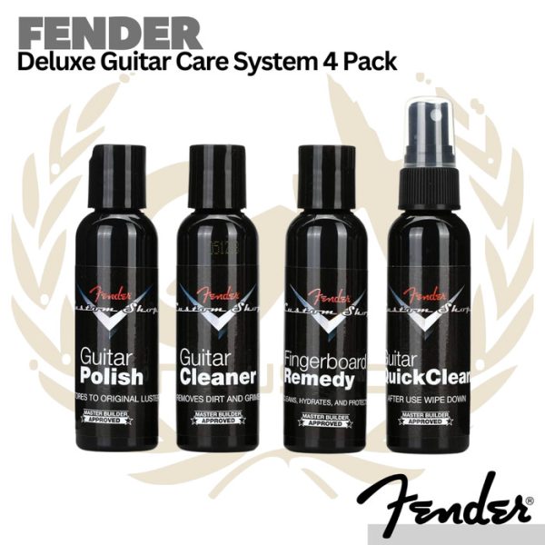 Fender Custom Shop Deluxe Guitar Care System 4 Pack - Pembersih Gitar