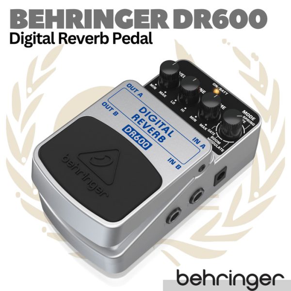 BEHRINGER DR600 Digital Stereo Reverb Pedal Effect | Efek Gitar - Image 2