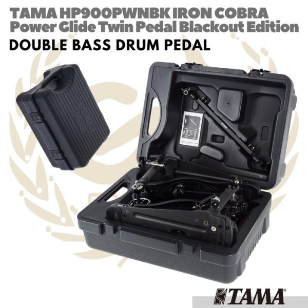 TAMA HP900PWNBK Iron Cobra Power Glide Double Pedal Black Out Edition - Image 3