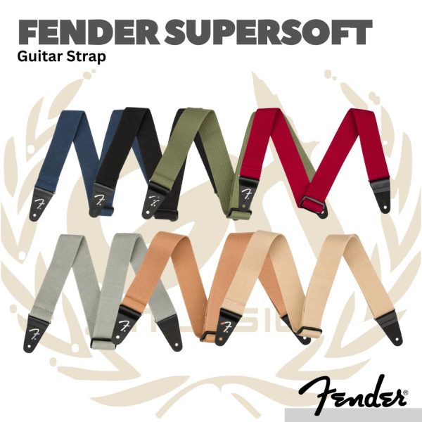 Fender Supersoft Guitar Strap - Strep Gitar Bass