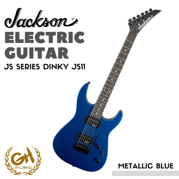 JACKSON JS SERIES DINKY JS11 ELECTRIC GUITAR METALLIC BLUE