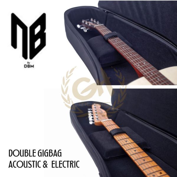 DOUBLE GIGBAG NB PRO ACOUSTIC GUITAR & ELECTRIC GUITAR - Image 2