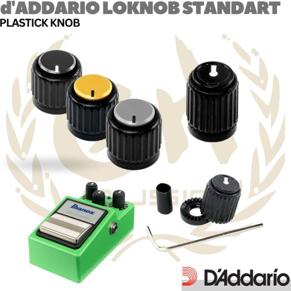 D'ADDARIO Loknob Standart STD Small & Large | Kenop Gear Efek