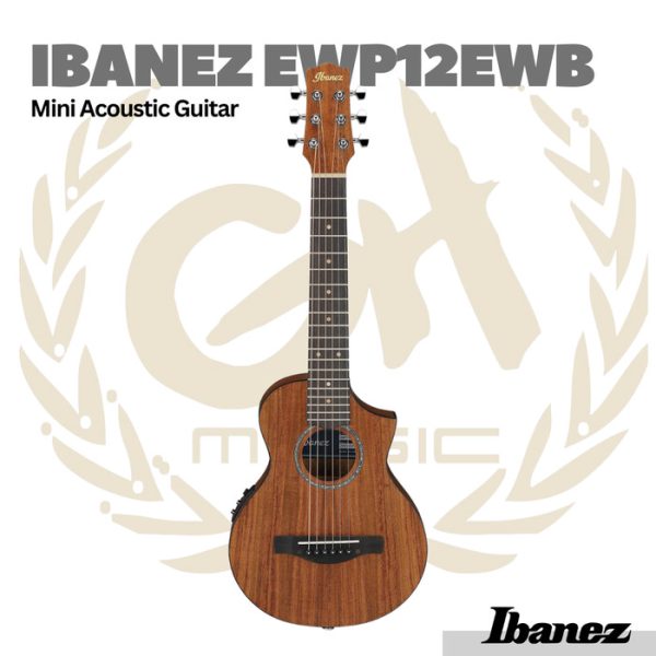 Ibanez EWP12EWB Mini Acoustic Electric Guitar - Gitar Lele GuitaLele