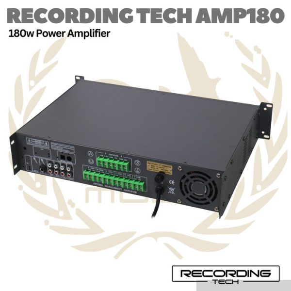 Recording Tech AMP180 180Watt Power Amplifier - Image 2