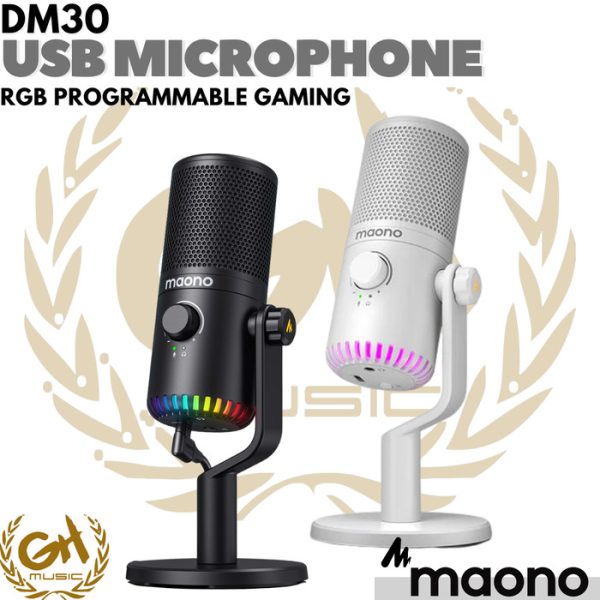 MAONO DM30 RGB Programmable Gaming USB Microphone