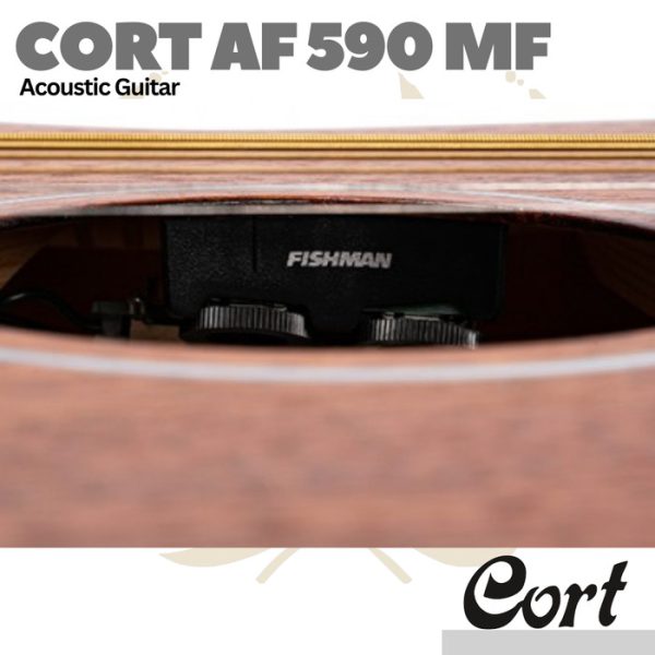 Cort AF590MF Acoustic Guitar w/Bag - Gitar Akustik AF 590MF - Image 2