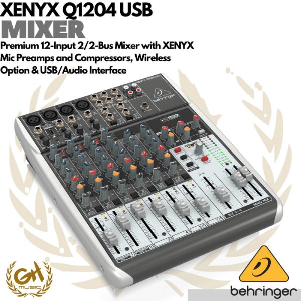 BEHRINGER XENYX Q1204 MIXER WITH AUDIO INTERFACE - Image 3