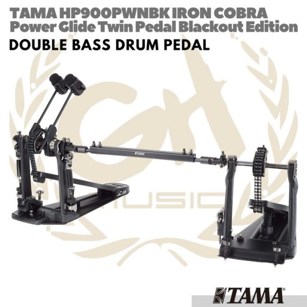 TAMA HP900PWNBK Iron Cobra Power Glide Double Pedal Black Out Edition - Image 2