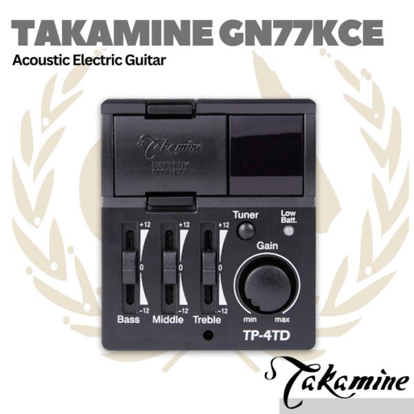 Takamine GN77KCE Acoustic Mini Jumbo Electric Guitar - Gitar Akustik - Image 3