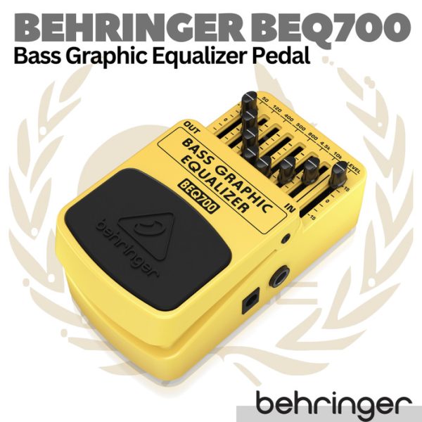 BEHRINGER BEQ700 Master of Tone | Bass Graphic 7 Band Equalizer Pedal - Image 3