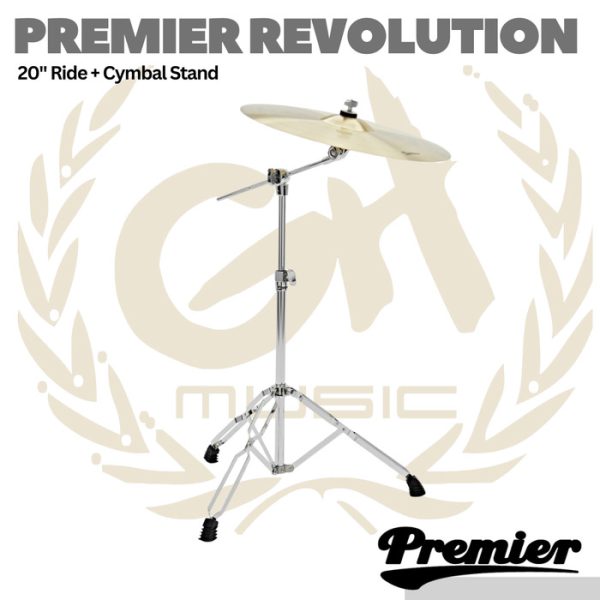 Premier Revolution 20" Ride Cymbal and Boom Stand Expansion Pack