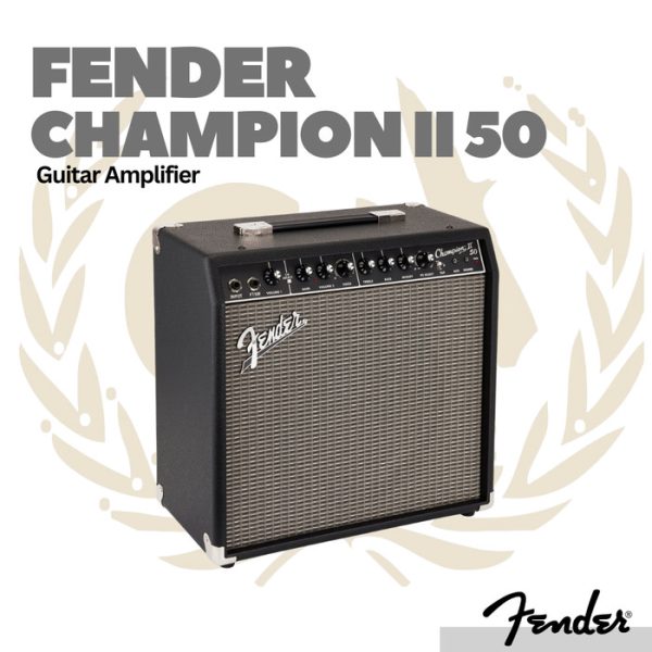 Fender Champion II 50 Guitar Combo Amplifier - Ampli Gitar - Image 2