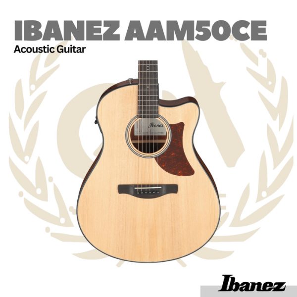 Ibanez AAM50CE Acoustic Electric Guitar - Gitar Akustik - Image 3