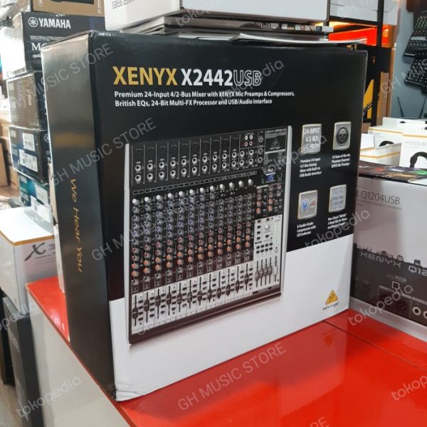 Behringer XENYX X2442USB Premium 24 Input 4/2 Bus Mixer USB interface - Image 4