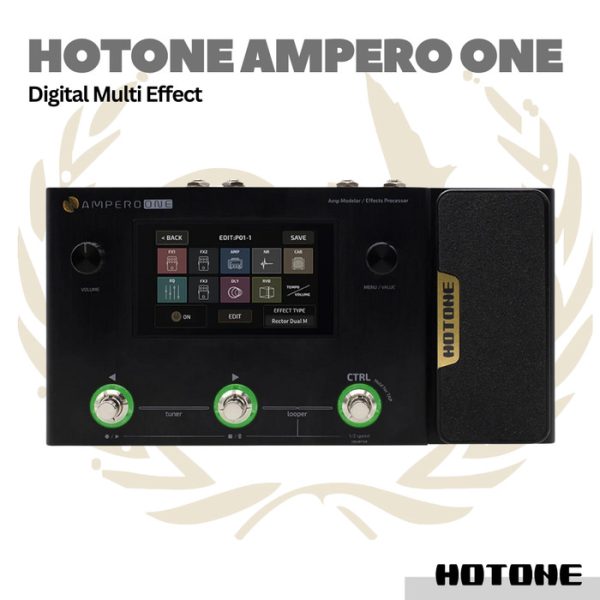 Hotone Ampero ONE Multi-effects Pedal - Efek Gitar