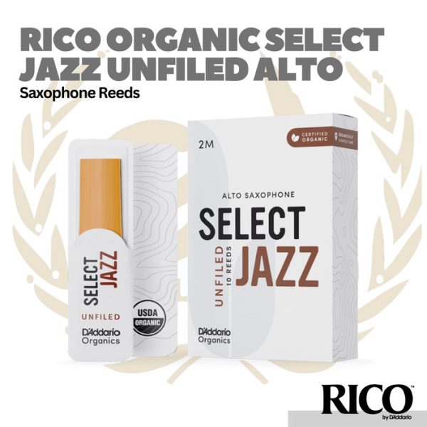 D'addario Organic Select Jazz Filed Tenor Saxophone Reeds - Image 2