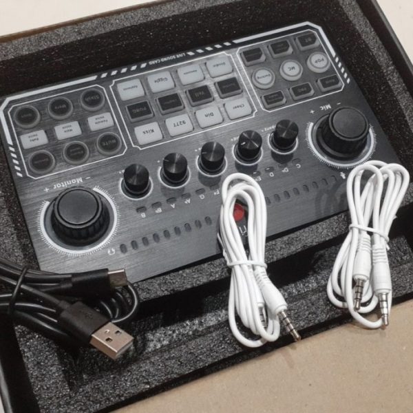 FIFINE SC6 Live Streaming Audio Console Mixer Soundcard - Image 5