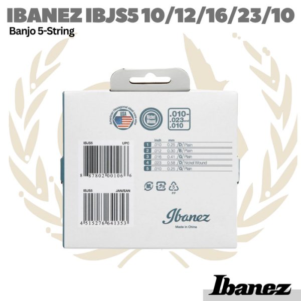 Ibanez IBJS5 10-10 Banjo 5-Strings - Senar - Image 2