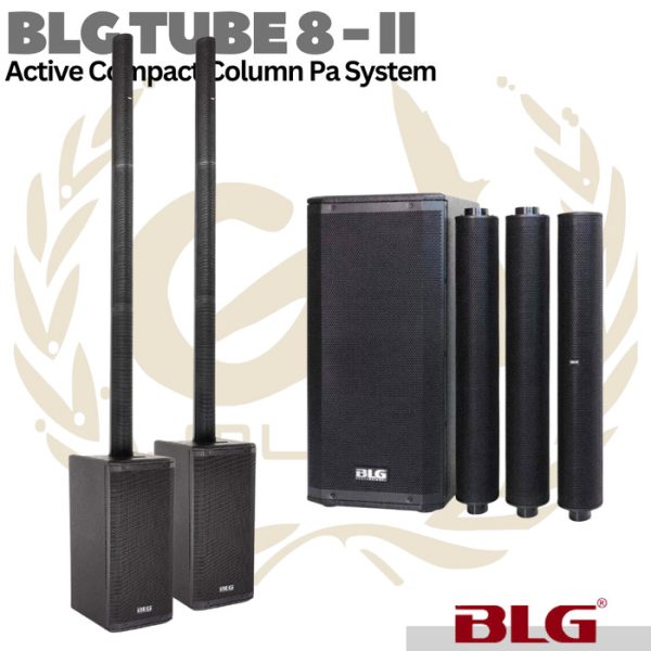 BLG TUBE 8 II Active Compact Column Pa Speaker System | Spiker Aktif