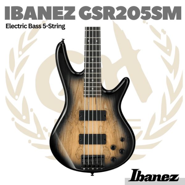 Ibanez GSR205SM 5-String Electric Bass Guitar - Bass Elektrik 5 Senar - Image 3