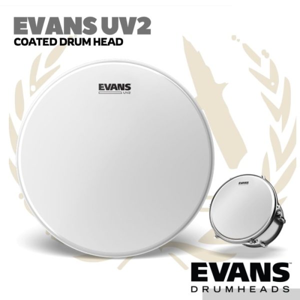 EVANS UV2 Coated Drum Head | Tom Batter Drumheads Original