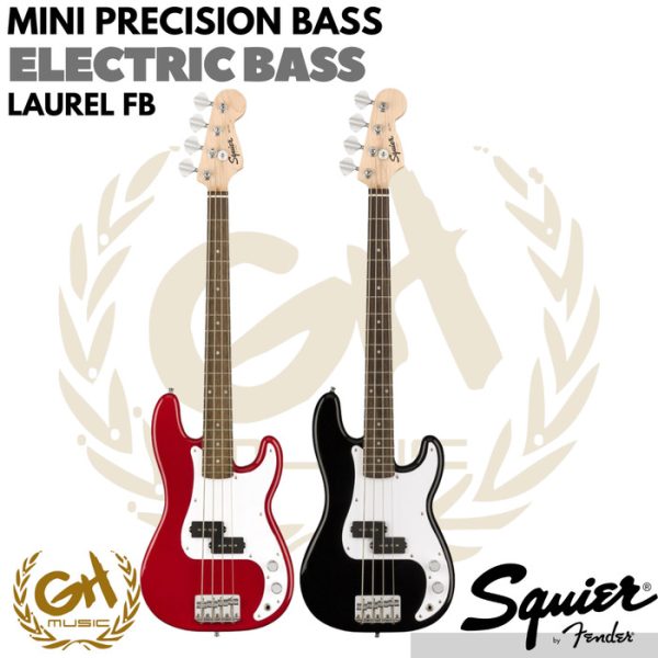 SQUIER MINI PRECISION BASS LAUREL FB ELECTRIC BASS - BASS ELEKTRIK