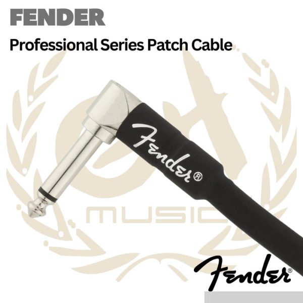 Fender Professional Series Patch Cable 6 in - Kabel Jumper Efek 2pcs - Image 3