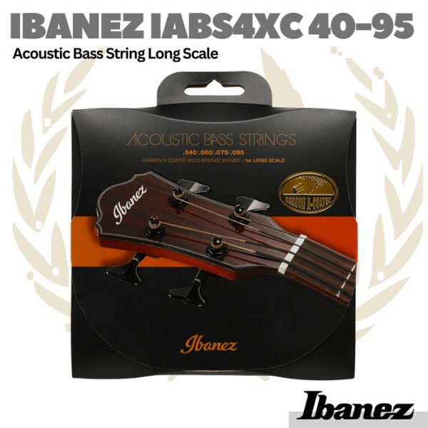 Ibanez IABS4XC 40-95 Carbon x Coated Long Scale Acoustic Bass Strings