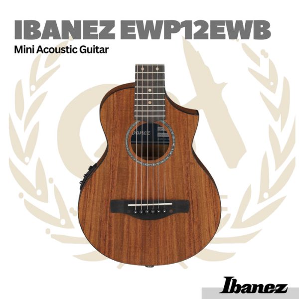 Ibanez EWP12EWB Mini Acoustic Electric Guitar - Gitar Lele GuitaLele - Image 3