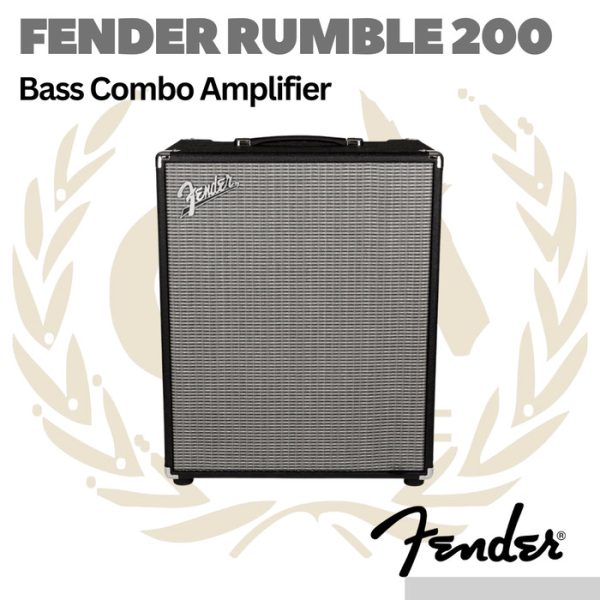 Fender Rumble 200 V3 Bass Combo Amplifier - Ampli Bass Elektrik - Image 3