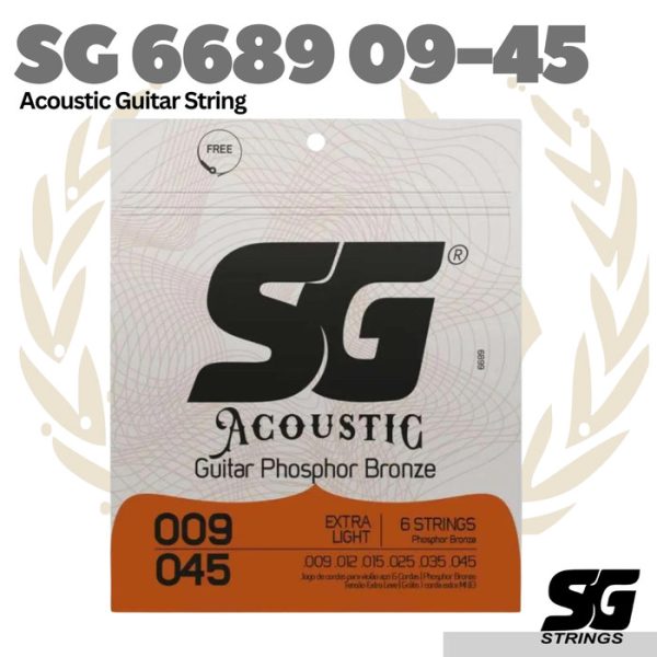 SG String 6689 Acoustic Guitar String 09-45 - Senar Gitar Akustik