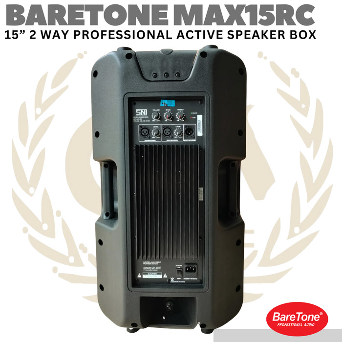 BARETONE MAX15RC 15" Active Speaker | Spiker Aktif Max 15 RC - Image 2