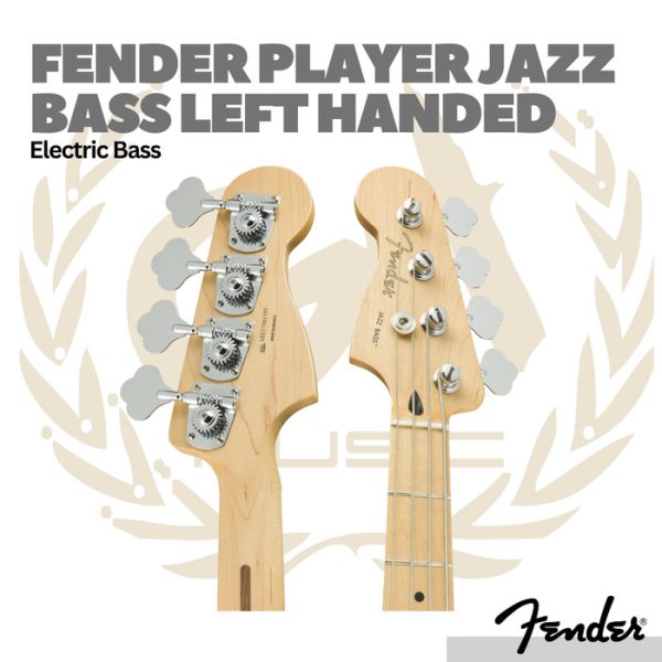 Fender Player Jazz Bass Left-Handed Bass Maple FB - Bass Elektrik - Image 4