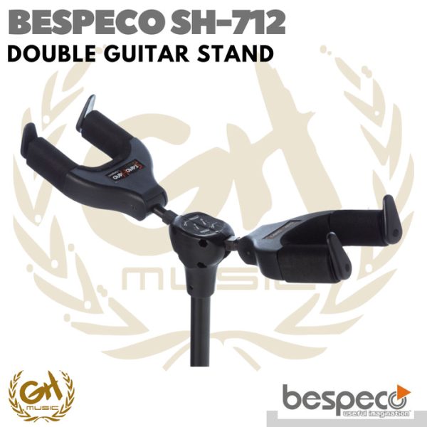 Bespeco SH712 Double Guitar Stand Auto Lock - Stand Gitar Dobel - Image 2