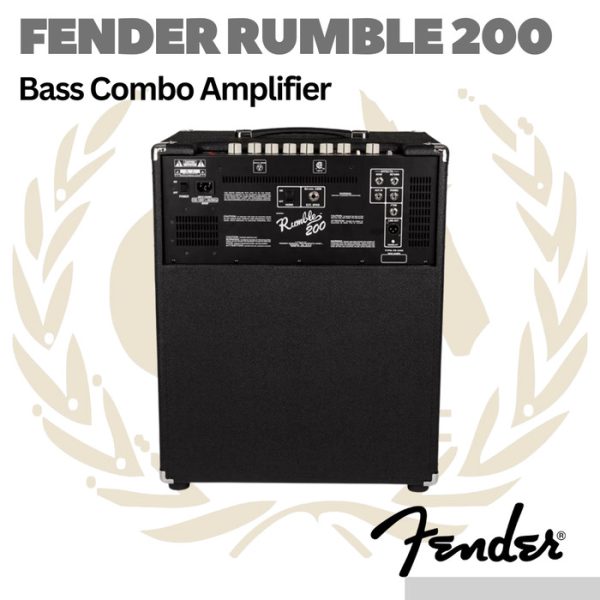 Fender Rumble 200 V3 Bass Combo Amplifier - Ampli Bass Elektrik - Image 2