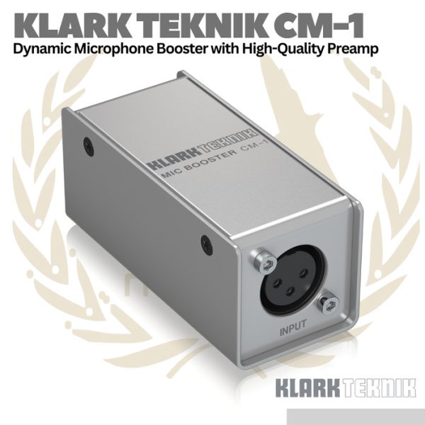 Klark Teknik MIC BOOSTER CM-1 Dynamic Microphone Booster - Image 2