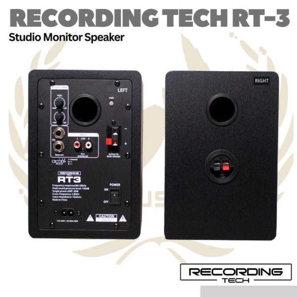 Recording Tech RT-3 | Reference Studio Monitor Speaker RT3 - Image 2