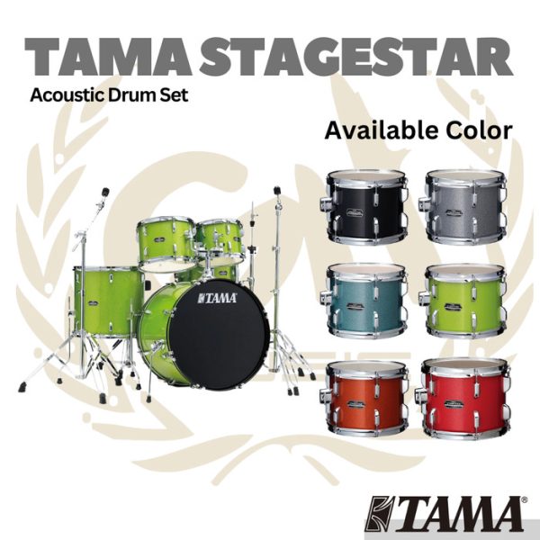 TAMA STAGESTAR 5 Pieces Drum Set Kit - ST52H6 Stage Star